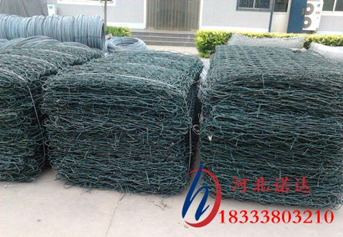 PVC绿色包塑格宾网